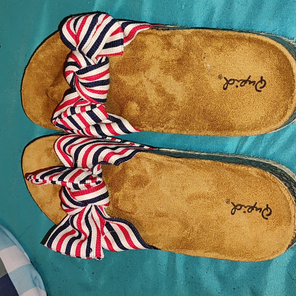 Multi Color Stripe Slides